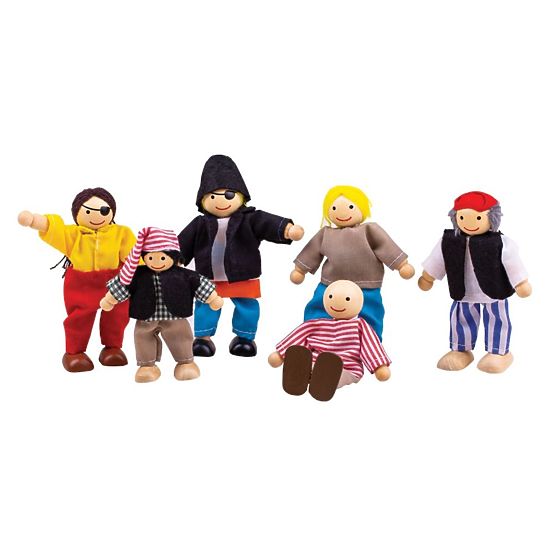 Bigjigs Toys Pirati Set 6 kom