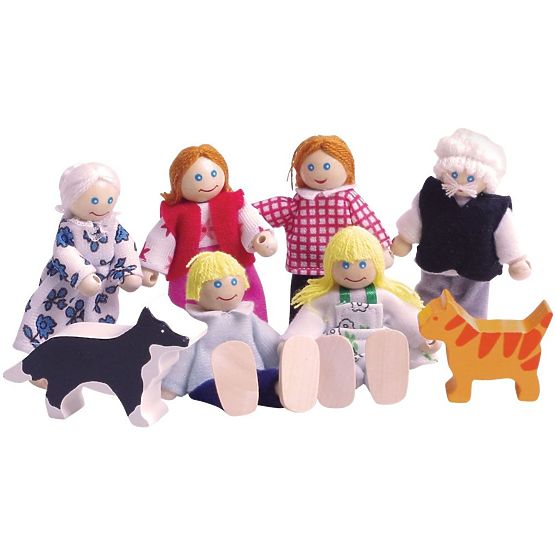 Bigjigs Toys Set obiteljske kuće