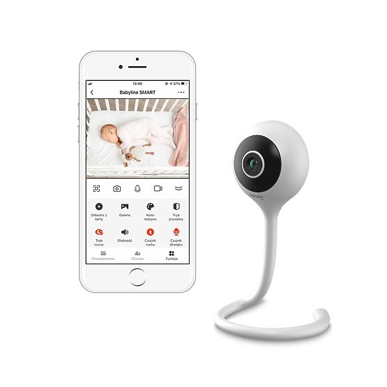 Elektronski baby monitor Babyline Smart White