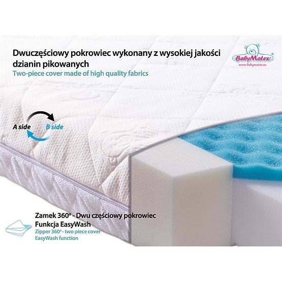 Madrac Babymatex Carpathia 140x70 cm