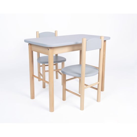 Set stola i stolice Simple - siva