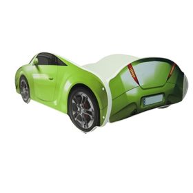 Krevet u obliku auta S-CAR - zelena boja, BabyBoo