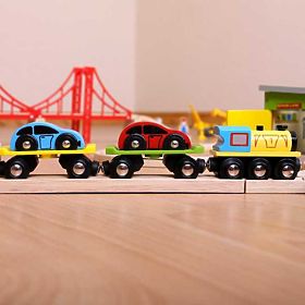 Bigjigs Rail Teretni vlak s automobilima i tračnicama, Bigjigs Rail