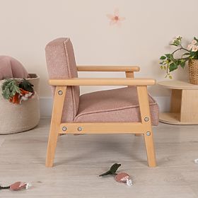 Dječja retro ružičasta fotelja Sakura, Ourbaby®