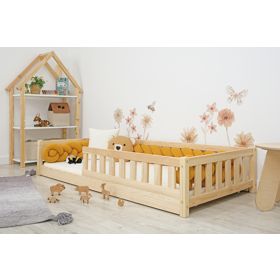 Dječji niski krevet Montessori Meadow - prirodni, Ourbaby®