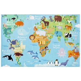 Dječji tepih - Karta svijeta, VOPI kids