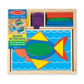 Drvena slagalica - Mozaik - boje i oblici, Melissa & Doug