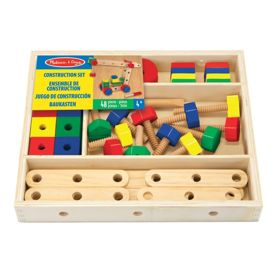 Drveni građevinski set - 48kom, Melissa & Doug