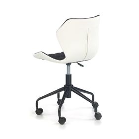 Matrix studentska stolica - bijelo-crna, Halmar