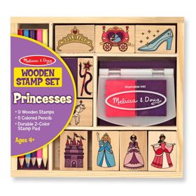 Melissa & Doug - Set drvenih maraka Princess