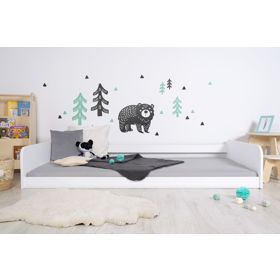 Montessori drveni krevet Sia - bijeli, Ourbaby®
