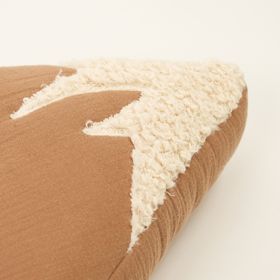 Mušelinski jastuk Ourbaby 28x30 cm Planine - toffee, Ourbaby®