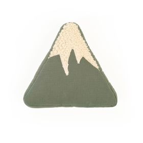 Mušelinski jastuk Ourbaby 28x30 cm Planine - zeleni, Ourbaby®