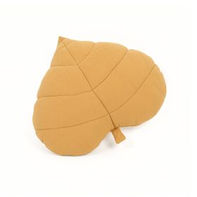 Mušelinski jastuk Ourbaby 38x35 cm List - senf boja, Ourbaby®