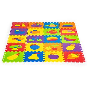 Šareni edukativni jastučić - puzzle puzzle, EcoToys