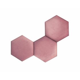 Šesterokutna tapecirana ploča - roza, Ourbaby®