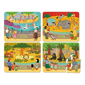 Vilac Drvena puzzle Zoo, Vilac